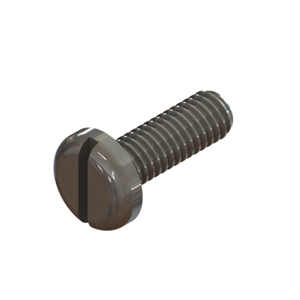R-638 Machine Screw, Pan Slotted